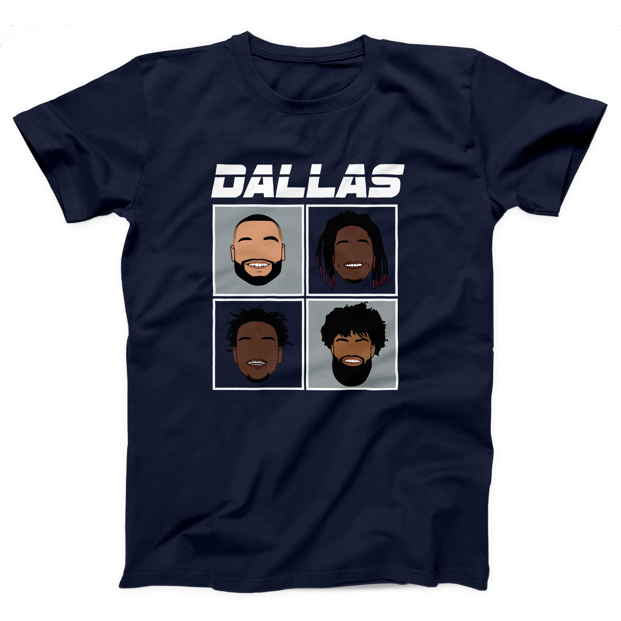 Dallas 4-Square Adult Unisex T-Shirt - marionmartigny
