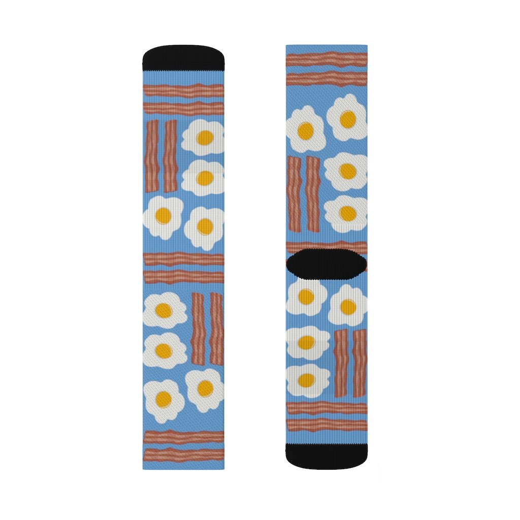 Eggs & Bacon Adult Crew Socks - marionmartigny